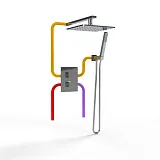 Душевой комплект PAINI Grazia 21CRSET26911THSH фото 2