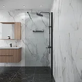 Душевая перегородка Niagara Eco NG-551-90BLACK фото 3