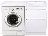 Тумба с раковиной Style Line Даллас 110 напольная правая фото 5