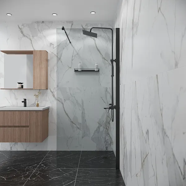 Душевая перегородка Niagara Eco NG-551-90BLACK фото 3