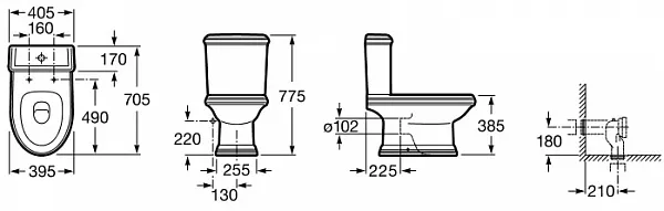 Бачок для унитаза Roca America 341495000 фото 3