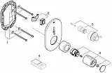 Термостат Grohe Eurosmart Cosmopolitan E 36456000 для душа фото 3