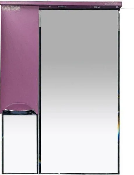 Зеркало-шкаф Misty Жасмин 65х100 П-Жас02065-122СвЛ с подсветкой левое фото 1