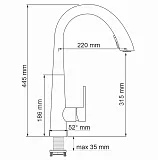 Смеситель WasserKRAFT A8617 для кухонной мойки фото 2