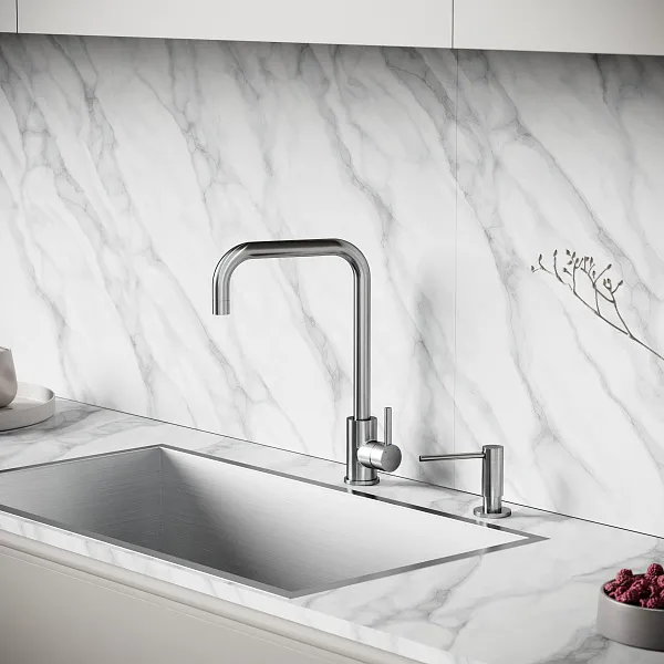 Смеситель для кухонной мойки Sancos Stainless SC12002SS фото 4