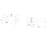 Встраиваемый смеситель Wonzon & Woghand STEAM WW-88869008-MB фото 1