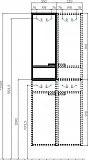 Шкаф-пенал Акватон Флай 35x91 см белый / светлое дерево 1A237903FAX1L левый фото 6