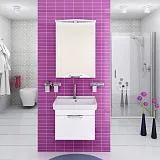 Зеркало-шкаф Runo Ибица 50x75 00000001075 правое с подсветкой фото 5