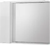 Зеркало-шкаф BelBagno Marino 80x75 MARINO-SPC-800/750-1A-BL-P-L левое с подсветкой фото 2