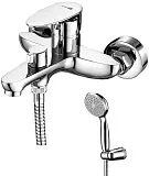 Смеситель Lemark Nero LM0214C для ванны с душем фото 1