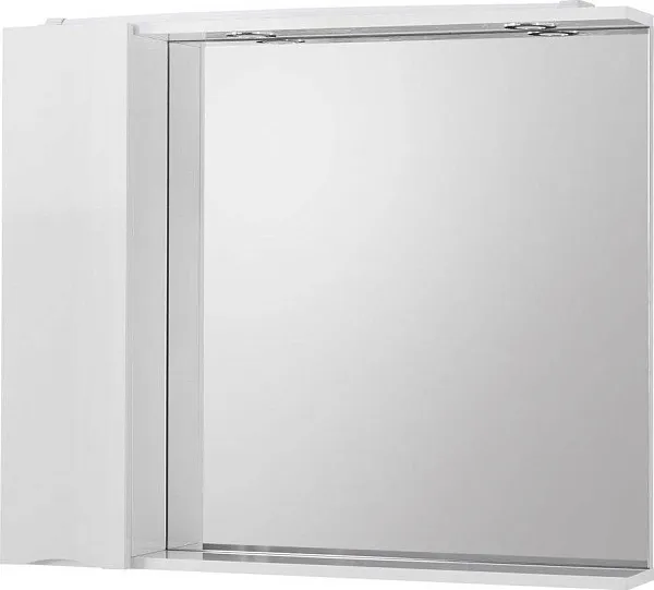 Зеркало-шкаф BelBagno Marino 80x75 MARINO-SPC-800/750-1A-BL-P-L левое с подсветкой фото 2