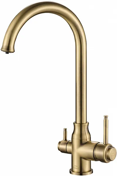 Смеситель Steel Hammer SH 763 BRONZE для кухонной мойки фото 1