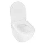 Унитаз Azario Pro CS-1049SB подвесной безободковый с сиденьем микролифт фото 3