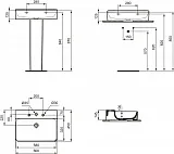 Раковина Ideal Standard Conca 60 см T379101 фото 2