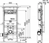 Инсталляция для унитаза TECE Lux 9600200 фото 2