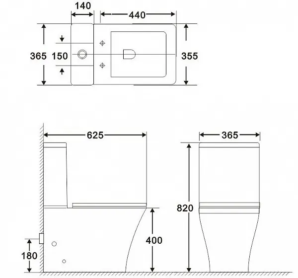 Бачок для унитаза BelBagno Marmi BB052T фото 4