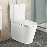 Унитаз-компакт Azario Vetro AZ-2149- UQ напольный безободковый с сиденьем микролифт фото 13