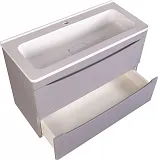 Тумба с раковиной Style Line Бергамо 80 подвесная фото 3