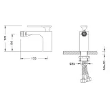 Смеситель для биде TIMO Torne 4362/17F фото 2