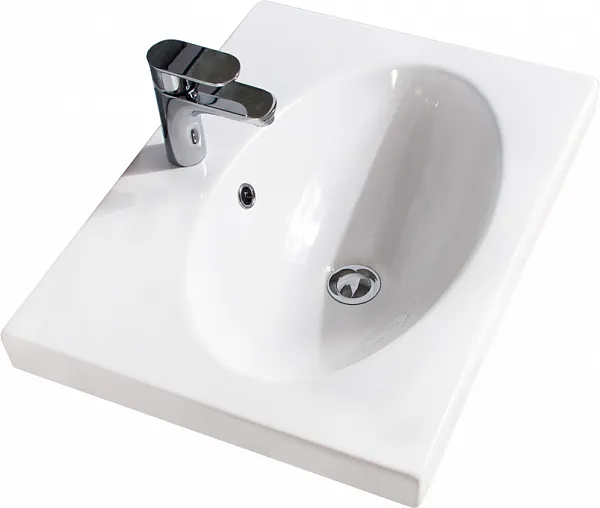 Мебельная раковина BelBagno Fly 60 BB600-LV-CER-N фото 1