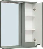 Зеркало Runo Афина 60x75 00-00001207 правое с полочкой и подсветкой фото 2
