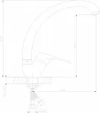 Смеситель Decoroom DR37 DR37021 для кухонной мойки фото 2