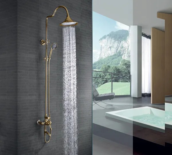 Душевая стойка Lemark Greek LM5562GG со смесителем фото 3