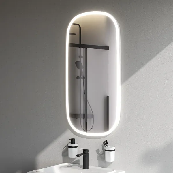 Зеркало AM.PM Func 55x100 M8FMOX0551WGH с подсветкой фото 4