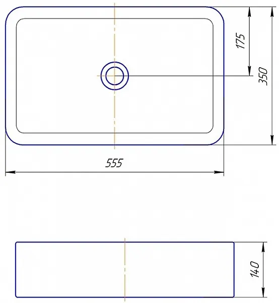 Мебельная раковина Kirovit Олимпия 56 С0000003077 фото 3