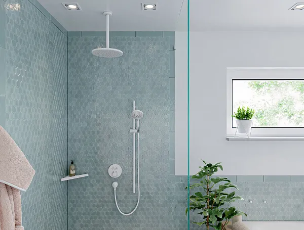 Термостат Hansgrohe ShowerSelect S 15743700 для душа с внутренней частью фото 2