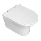 Унитаз Azario Fretta Round AZ-2617E подвесной безободковый с сиденьем микролифт фото 1