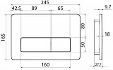 Смывная клавиша для унитазов Iddis Unifix UNI10W0i77 фото 3