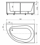 Акриловая ванна Aquatek Вирго 150x100 VIR150-0000025 правая фото 6