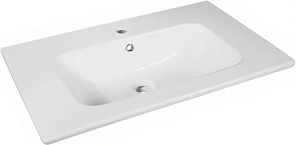 Мебель для ванной Aquanet Бостон М 60 подвесная или напольная белая матовая с раковиной из литьевого фото 9