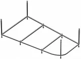 Каркас для ванны Am.Pm Sensation 170x110 W30A-170L110W-R левый фото 1