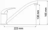 Смеситель WasserKRAFT Isen 2607 для кухонной мойки фото 3