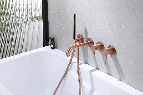 Смеситель для ванны с душем ABBER Wasser Kreis AF8130MRG фото 3