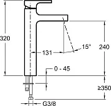 Смеситель Jacob Delafon Strayt E98340-CP для раковины-чаши фото 6