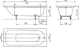 Стальная ванна Kaldewei Saniform Plus 373-1 170x75 1126.0001.0001 фото 8