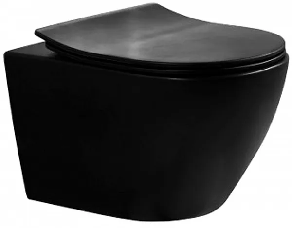 Унитаз Esbano Amapola ESUPAMAPBM подвесной безободковый с микролифтом фото 1