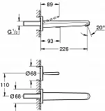 Смеситель Grohe Eurodisc Joy 19969000 для раковины фото 4