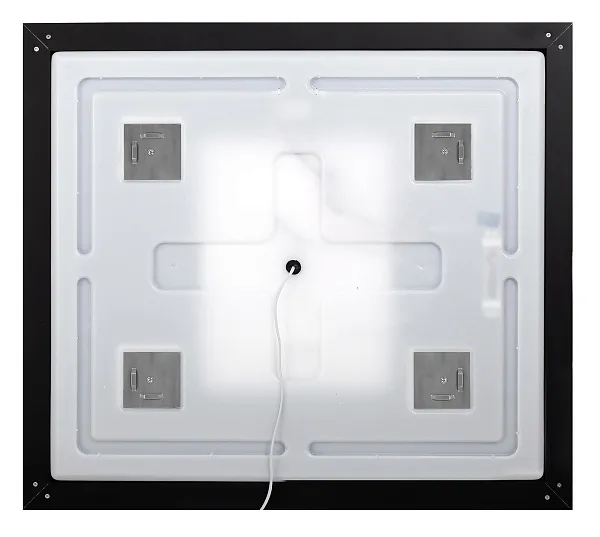 Зеркало BelBagno Kraft 50x90 SPC-KRAFT-500-900-LED-TCH-WARM-NERO с подсветкой фото 3