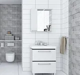 Зеркало Акватон Ронда PRO 60x72 см 1A205102RSC2L левое с подсветкой фото 4