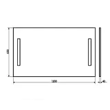 Зеркало Comforty Жасмин 120x65 00-00013783CF с подсветкой фото 3