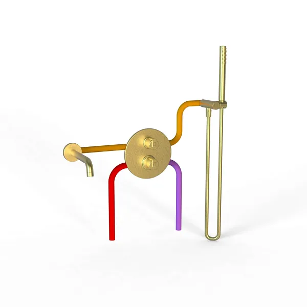 Душевой комплект PAINI Cox 78PJSET26911THBATH фото 2