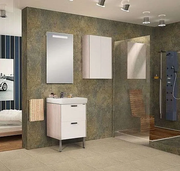 Тумба с раковиной Акватон Йорк 55 напольная фото 7