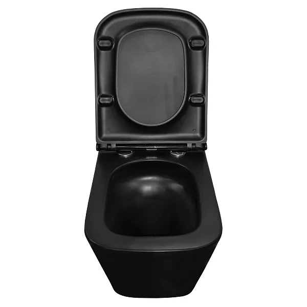 Унитаз Azario Teramo AZ-0052-UQ3MB подвесной безободковый с сиденьем микролифт фото 6