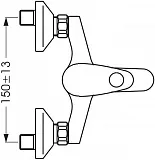 Смеситель Vidima Orion BA004AA для ванны с душем фото 3