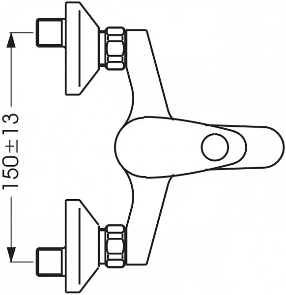 Смеситель Vidima Orion BA004AA для ванны с душем фото 3