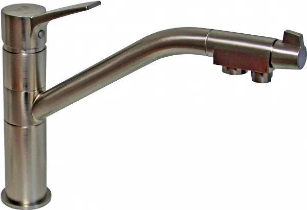 Смеситель ZorG Sanitary ZR 401 KF SATIN для кухонной мойки фото 1